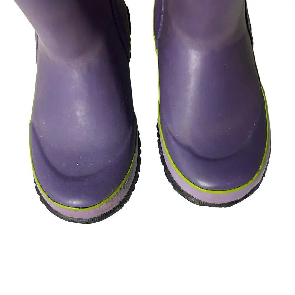 BOGS Girl 3 Boots Grasp Waterproof Snow Rain Boot Insulated Purple Youth